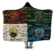 Load image into Gallery viewer, Harry Potter Hooded Blanket