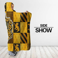 Load image into Gallery viewer, Harry Potter Hufflepuff Hooded Blanket