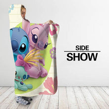 Load image into Gallery viewer, stitch hooded blanket