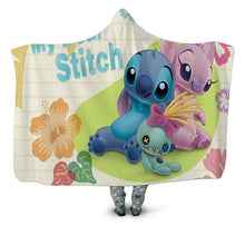 Load image into Gallery viewer, stitch hooded blanket