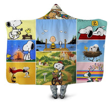 Load image into Gallery viewer, snoopy fleece blanket