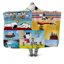 Load image into Gallery viewer, snoopy fleece blanket