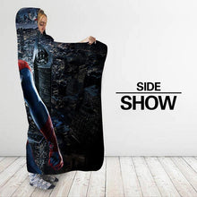 Load image into Gallery viewer, Spiderman Hooded Blanket