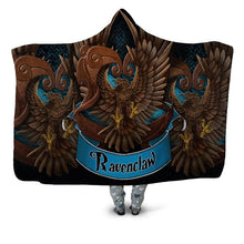 Load image into Gallery viewer, Ravenclaw Hooded Blanket