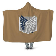 Load image into Gallery viewer, Attack on Titan Hooded Blanket