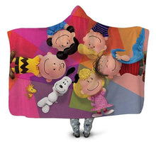 Load image into Gallery viewer, Peanuts Movie Hooded Blanket