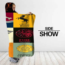 Load image into Gallery viewer, Game of Thrones Hooded Blanket