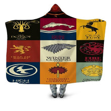 Load image into Gallery viewer, Game of Thrones Hooded Blanket