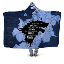 Load image into Gallery viewer, HOUSE-STARK-hooded-blanket