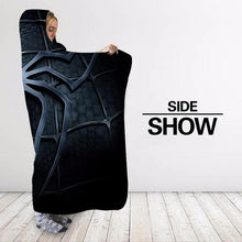Load image into Gallery viewer, Spiderman Fleece Hooded Blanket
