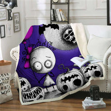 Load image into Gallery viewer, Halloween Throw Blanket Halloween Fleece Blanket for Adult and Kids