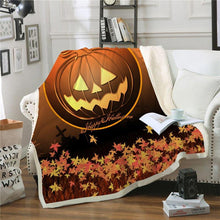 Load image into Gallery viewer, Halloween Throw Blanket