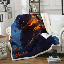 Load image into Gallery viewer, Halloween Throw Blanket