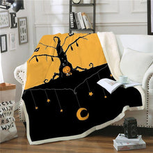 Load image into Gallery viewer, Halloween Throw Blanket