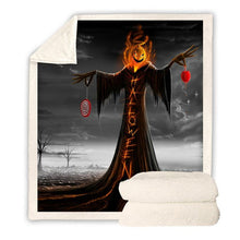 Load image into Gallery viewer, Halloween Throw Blanket