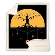 Load image into Gallery viewer, Halloween Throw Blanket