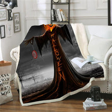 Load image into Gallery viewer, Halloween Throw Blanket