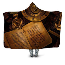 Load image into Gallery viewer, Harry Potter Hogwarts Hooded Blanket for Adult Kids