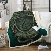 Load image into Gallery viewer, Harry Potter Slytherin Throw Blanket