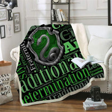 Load image into Gallery viewer, Harry Potter Slytherin Throw Blanket