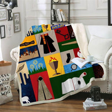 Load image into Gallery viewer, Harry Potter Throw Blanket