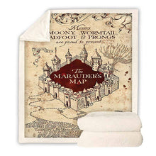 Load image into Gallery viewer, Harry Potter Hogwarts Castle Throw Blanket