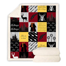 Load image into Gallery viewer, Harry Potter Throw Blanket
