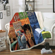 Load image into Gallery viewer, Harry Potter Throw Blanket 