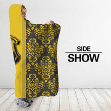 Load image into Gallery viewer, Hufflepuff Hooded Blanket