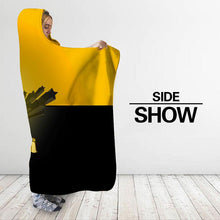 Load image into Gallery viewer, Harry Potter Hufflepuff Hooded Blanket for Adult Kids Christmas Gift