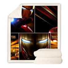 Load image into Gallery viewer, Iron-man-throw-blanket