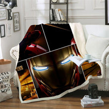 Load image into Gallery viewer, Iron-man-throw-blanket