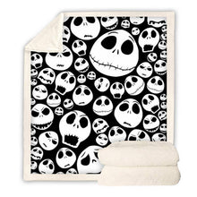 Load image into Gallery viewer, Jack Skellington Blanket