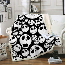 Load image into Gallery viewer, Jack Skellington Blanket