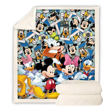 Load image into Gallery viewer, Mickey Mouse Throw Blanket Cartoon Anime Throw Blanket for Adult Kids