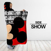 Load image into Gallery viewer, Mickey Mouse Hooded Blanket
