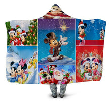 Load image into Gallery viewer, Mickey Mouse Plush Hooded Blanket