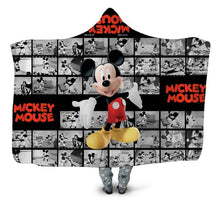 Load image into Gallery viewer, Mickey Mouse Hooded Blanket