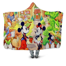 Load image into Gallery viewer, Mickey Mouse Hooded Blanket