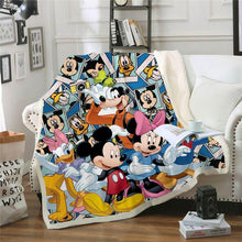 Load image into Gallery viewer, Mickey Mouse Throw Blanket Cartoon Anime Throw Blanket for Adult Kids