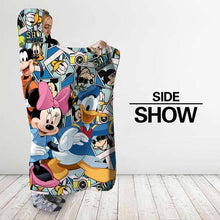 Load image into Gallery viewer, Mickey Mouse Plush Hooded Blanket