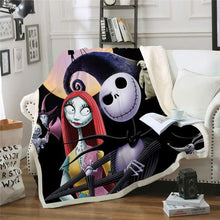 Load image into Gallery viewer, Nightmare before Christmas Blanket