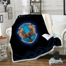 Load image into Gallery viewer, Ravenclaw Throw Blanket