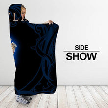Load image into Gallery viewer, Ravenclaw hooded blanket