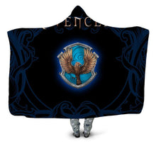 Load image into Gallery viewer, Ravenclaw hooded blanket