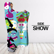 Load image into Gallery viewer, Rick and Morty Hooded Blanket
