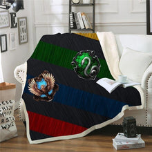 Load image into Gallery viewer, Slytherin&amp;Ravenclaw blanket