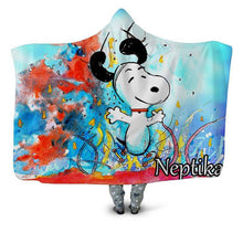 Load image into Gallery viewer, Snoopy Hooded Blanket
