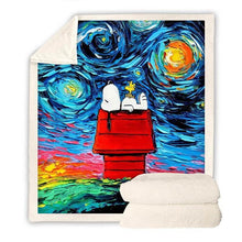 Load image into Gallery viewer, Snoopy Throw Blanket Anime Blanket for Adult Kids