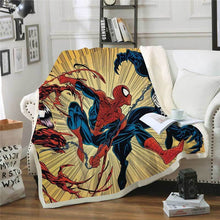 Load image into Gallery viewer, Spider-Man throw blanket